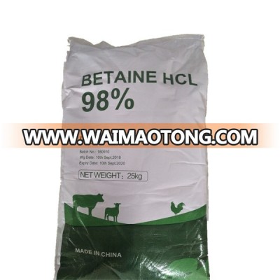 China Factory/ High Quality Betaine hcl /98% content