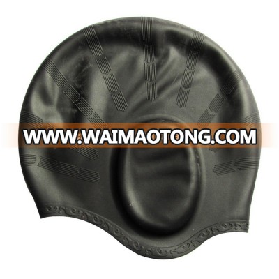 Printing national flag ear protection swim cap large size